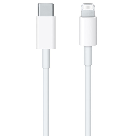 Apple - USB-C naar Lightning kabel in fabrieksverpakking - &#039;pre-owned&#039; - MFI - 1 m - White