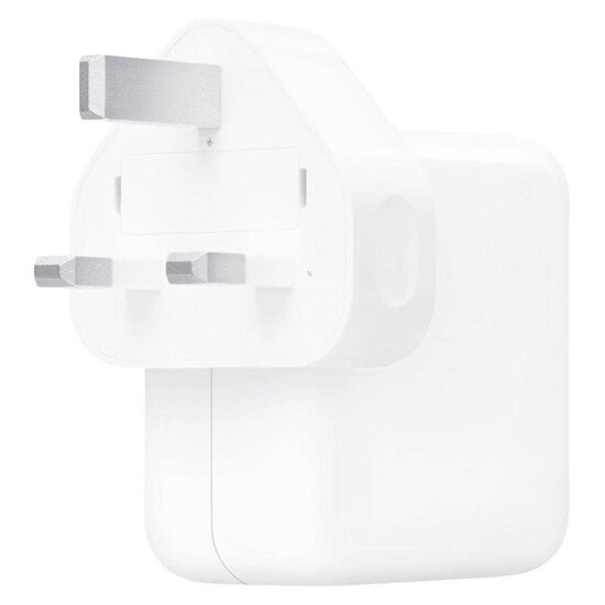 Apple - Originele USB-C Power Adapter UK - Oplader - Dubbele USB-C aansluiting - 35 watt - Stekker voor Verenigd Koninkrijk - White
