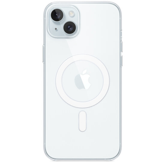 Apple - Clearcase MagSafe voor Apple iPhone 15 Plus - Transparent