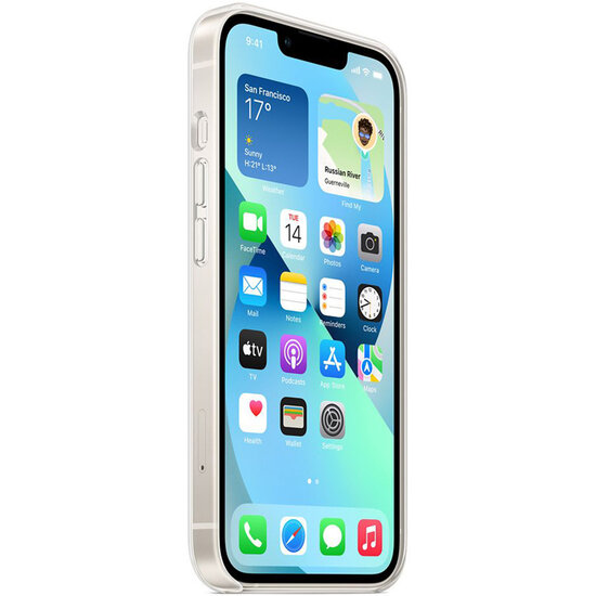 Apple - Clearcase MagSafe voor Apple iPhone 13 - Transparent