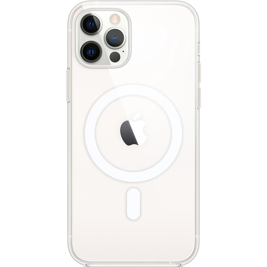 Apple - Clearcase MagSafe voor Apple iPhone 12 (Pro) - Transparent