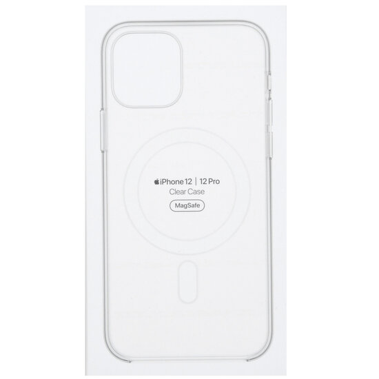 Apple - Clearcase MagSafe voor Apple iPhone 12 (Pro) - Transparent