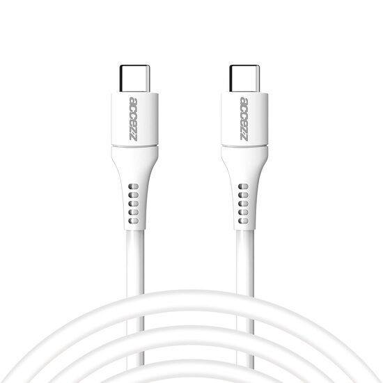 Accezz - USB-C naar USB-C kabel - 2 m - White
