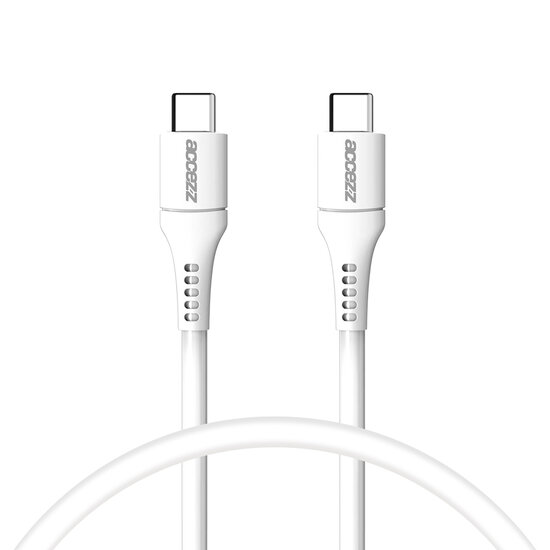 Accezz - USB-C naar USB-C kabel - 0,2 m - White