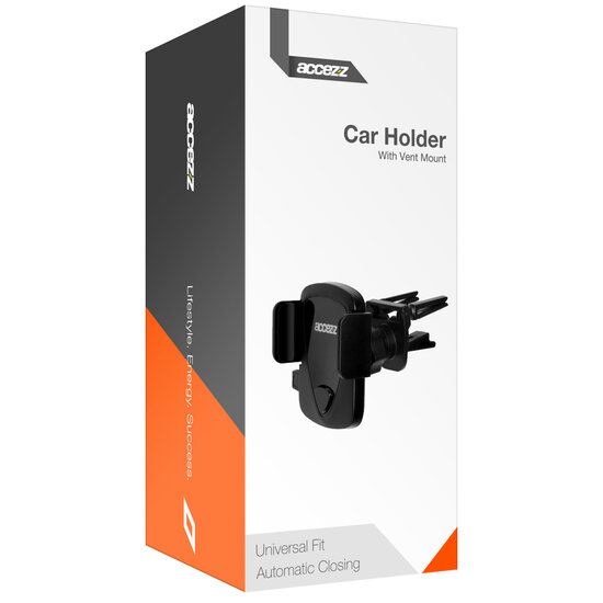 Accezz - Telefoonhouder auto - Verstelbaar - Universeel - Ventilatierooster - Black