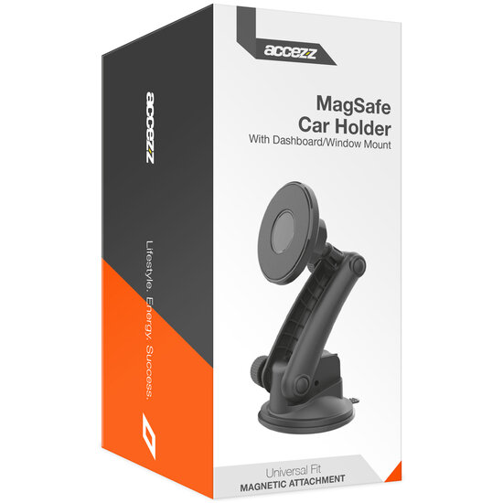 Accezz - Telefoonhouder auto - MagSafe - Dashboard en voorruit - Magnetisch - Black