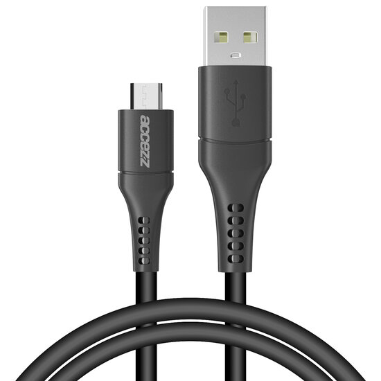 Accezz - Micro-USB naar USB kabel - 1 m - Black