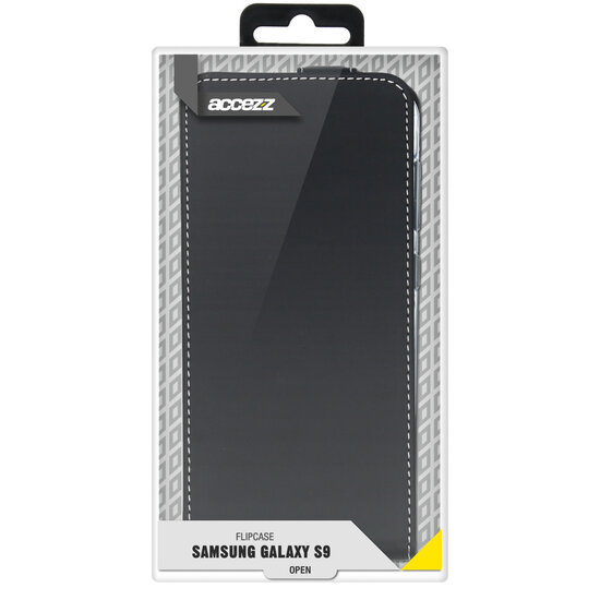 Accezz - Flipcase voor Samsung Galaxy S9 - Black