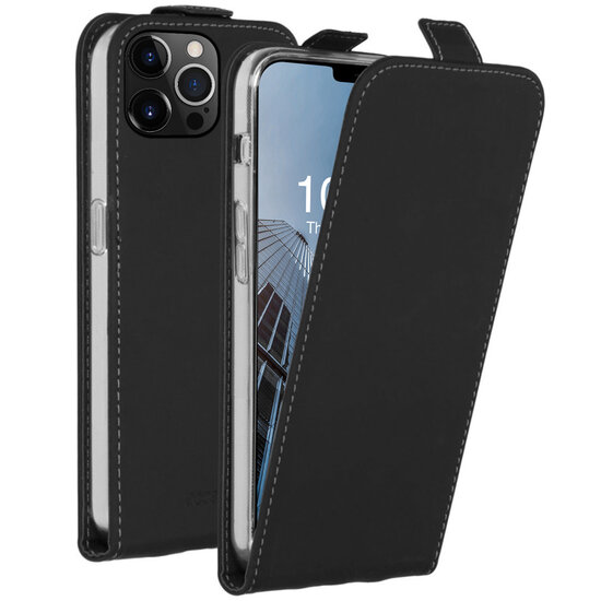 Accezz - Flipcase voor Apple iPhone 13 Pro - Black