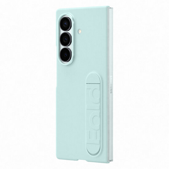 Samsung - Silicone Case met stand voor Samsung Galaxy Z Fold 7 - Mint