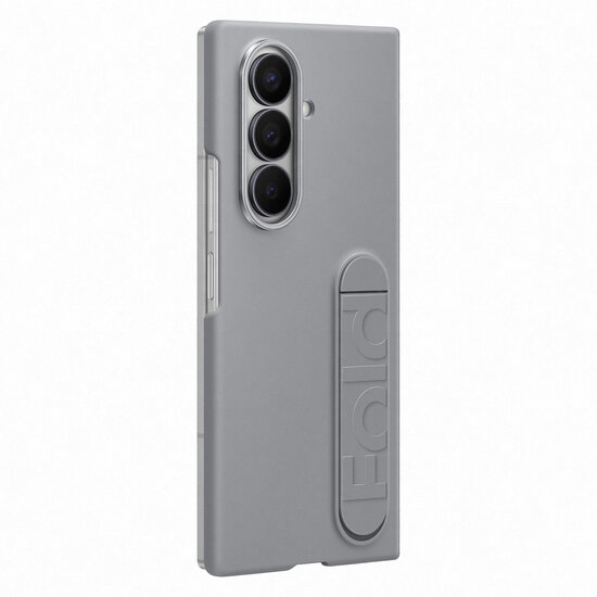 Samsung - Silicone Case met stand voor Samsung Galaxy Z Fold 7 - Grey