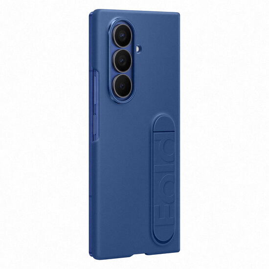 Samsung - Silicone Case met stand voor Samsung Galaxy Z Fold 7 - Blue