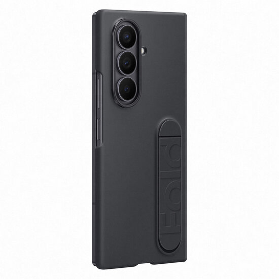 Samsung - Silicone Case met stand voor Samsung Galaxy Z Fold 7 - Black