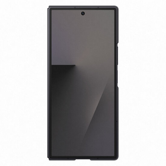 Samsung - Silicone Case met stand voor Samsung Galaxy Z Fold 7 - Black