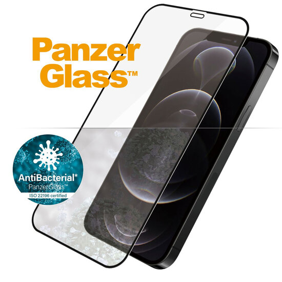 PanzerGlass - Case Friendly Screenprotector voor Apple iPhone 12 (Pro) - Transparent