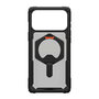 UAG - Plasma XTE Backcover MagSafe voor Apple iPhone 17 Pro Max - Black Pop Orange