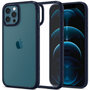 Spigen - Ultra Hybrid Backcover voor Apple iPhone 12 (Pro) - Dark Blue