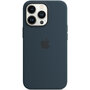 Apple - Silicone Backcover MagSafe voor Apple iPhone 13 Pro Max - Abyss Blue