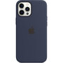 Apple - Silicone Backcover MagSafe voor Apple iPhone 12 Pro Max - Deep Navy