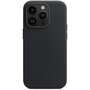 Apple - Leather Backcover MagSafe voor Apple iPhone 14 Pro - Midnight