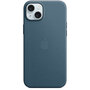 Apple - FineWoven Backcover MagSafe voor Apple iPhone 15 Plus - Pacific Blue