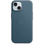 Apple - FineWoven Backcover MagSafe voor Apple iPhone 15 - Pacific Blue