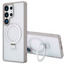 Accezz - Ring Stand Backcover met MagSafe voor Samsung Galaxy S25 Ultra - Grey
