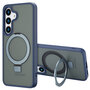 Accezz - Ring Stand Backcover met MagSafe voor Samsung Galaxy S25 Plus - Blue