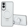 Accezz - Ring Stand Backcover met MagSafe voor Samsung Galaxy S25 Edge - Grey