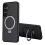 Accezz - Ring Stand Backcover met MagSafe voor Samsung Galaxy S24 Plus - Black