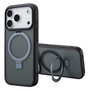 Accezz - Ring Stand Backcover met MagSafe voor Apple iPhone 17 Pro Max - Black