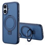 Accezz - Ring Stand Backcover met MagSafe voor Apple iPhone 17 - Blue