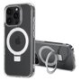 Accezz - Ring Stand Backcover met MagSafe voor Apple iPhone 16 Pro Max - Transparent