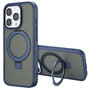 Accezz - Ring Stand Backcover met MagSafe voor Apple iPhone 16 Pro Max - Blue