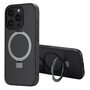 Accezz - Ring Stand Backcover met MagSafe voor Apple iPhone 16 Pro Max - Black