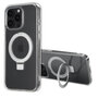 Accezz - Ring Stand Backcover met MagSafe voor Apple iPhone 15 Pro Max - Transparent