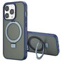 Accezz - Ring Stand Backcover met MagSafe voor Apple iPhone 14 Pro Max - Blue