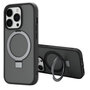 Accezz - Ring Stand Backcover met MagSafe voor Apple iPhone 14 Pro - Black