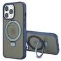 Accezz - Ring Stand Backcover met MagSafe voor Apple iPhone 13 Pro Max - Blue