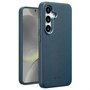 Accezz - MagSafe Leather Backcover voor Samsung Galaxy S25 Plus - Nightfall Blue