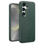 Accezz - MagSafe Leather Backcover voor Samsung Galaxy S25 Plus - Cedar Green