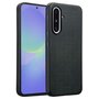 Accezz - MagSafe Leather Backcover voor Samsung Galaxy A36 / A56 - Onyx Black