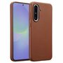 Accezz - MagSafe Leather Backcover voor Samsung Galaxy A36 / A56 - Coffee Brown