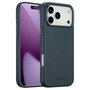 Accezz - MagSafe Leather Backcover voor Apple iPhone 17 Pro Max - Nightfall Blue