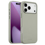 Accezz - MagSafe Leather Backcover voor Apple iPhone 17 Pro Max - Light Grey