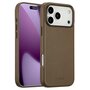 Accezz - MagSafe Leather Backcover voor Apple iPhone 17 Pro Max - Coffee