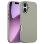 Accezz - MagSafe Leather Backcover voor Apple iPhone 17 - Light Grey