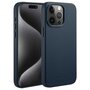 Accezz - MagSafe Leather Backcover voor Apple iPhone 15 Pro Max - Nightfall Blue