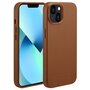 Accezz - MagSafe Leather Backcover voor Apple iPhone 13 - Sienna Brown