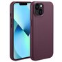Accezz - MagSafe Leather Backcover voor Apple iPhone 13 - Heath Purple
